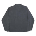 STARTER Mens Grey Half Zip Plain Pullover Jumper XL Lightweight Active