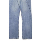 LEVI'S Mens Regular Fit Blue Denim Straight Jeans Zip W32 L32 Classic Style