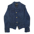 G-STAR Womens Blue Denim Jacket L Button Cotton Classic Fitted Stylish