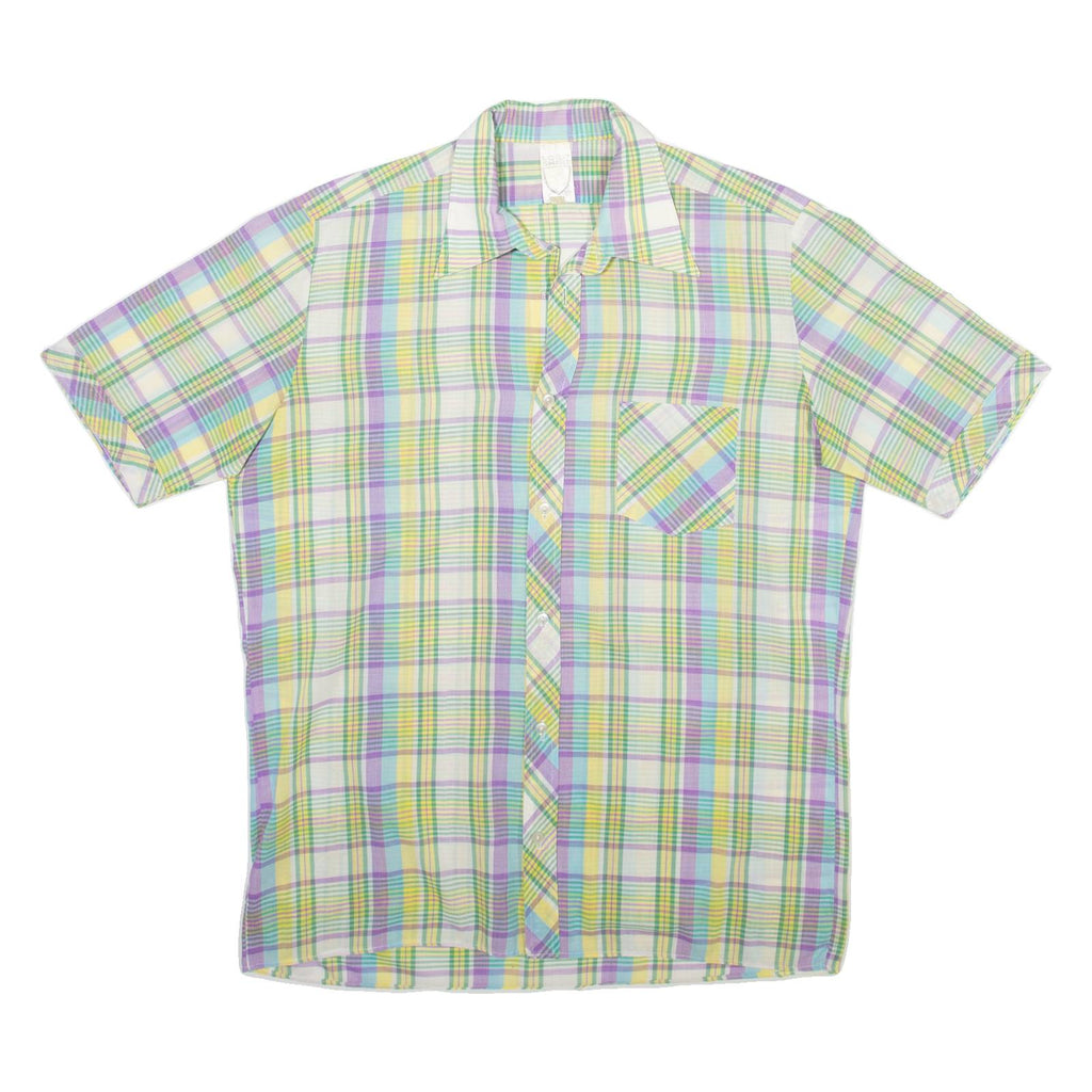 LORD SHIRT Mens Shirt Green Check M