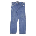 DICKIES Mens Blue Regular Fit Straight Denim Jeans W36 L34 Workwear