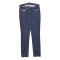 LEVI'S Womens Slim Blue Denim Jeans W30 L32 Stretch Cotton Blend Zip Closure