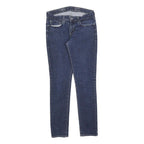 LEVI'S Womens Slim Blue Denim Jeans W30 L32 Stretch Cotton Blend Zip Closure