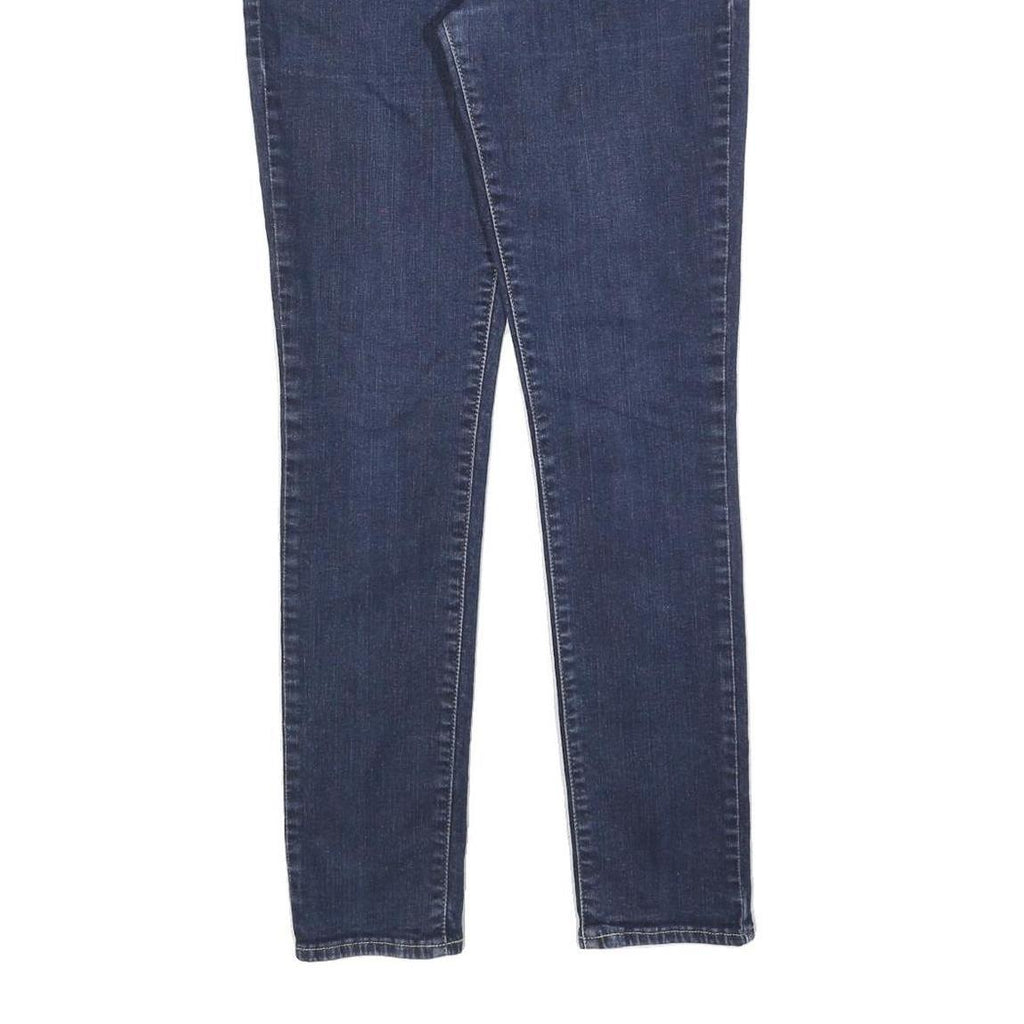 LEVI'S Womens Slim Blue Denim Jeans W30 L32 Stretch Cotton Blend Zip Closure