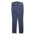 LEVI'S Womens Slim Blue Denim Jeans W30 L32 Stretch Cotton Blend Zip Closure