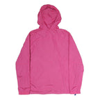 DISNEY Womens Pink & Blue Outdoor Zip Hooded Jacket XL Cotton Woven Plain