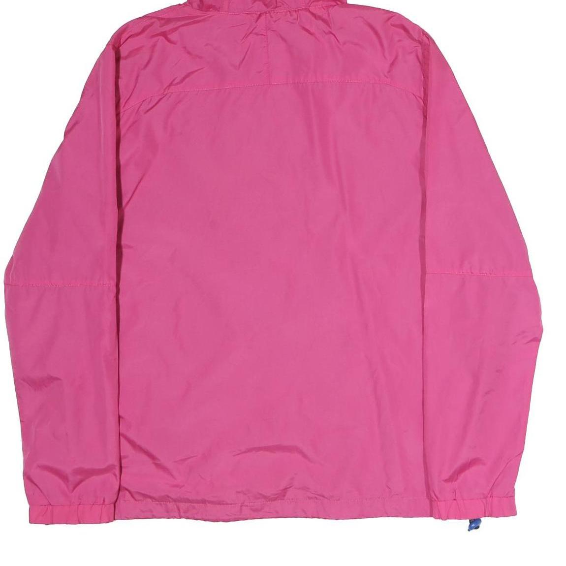 DISNEY Womens Pink & Blue Outdoor Zip Hooded Jacket XL Cotton Woven Plain