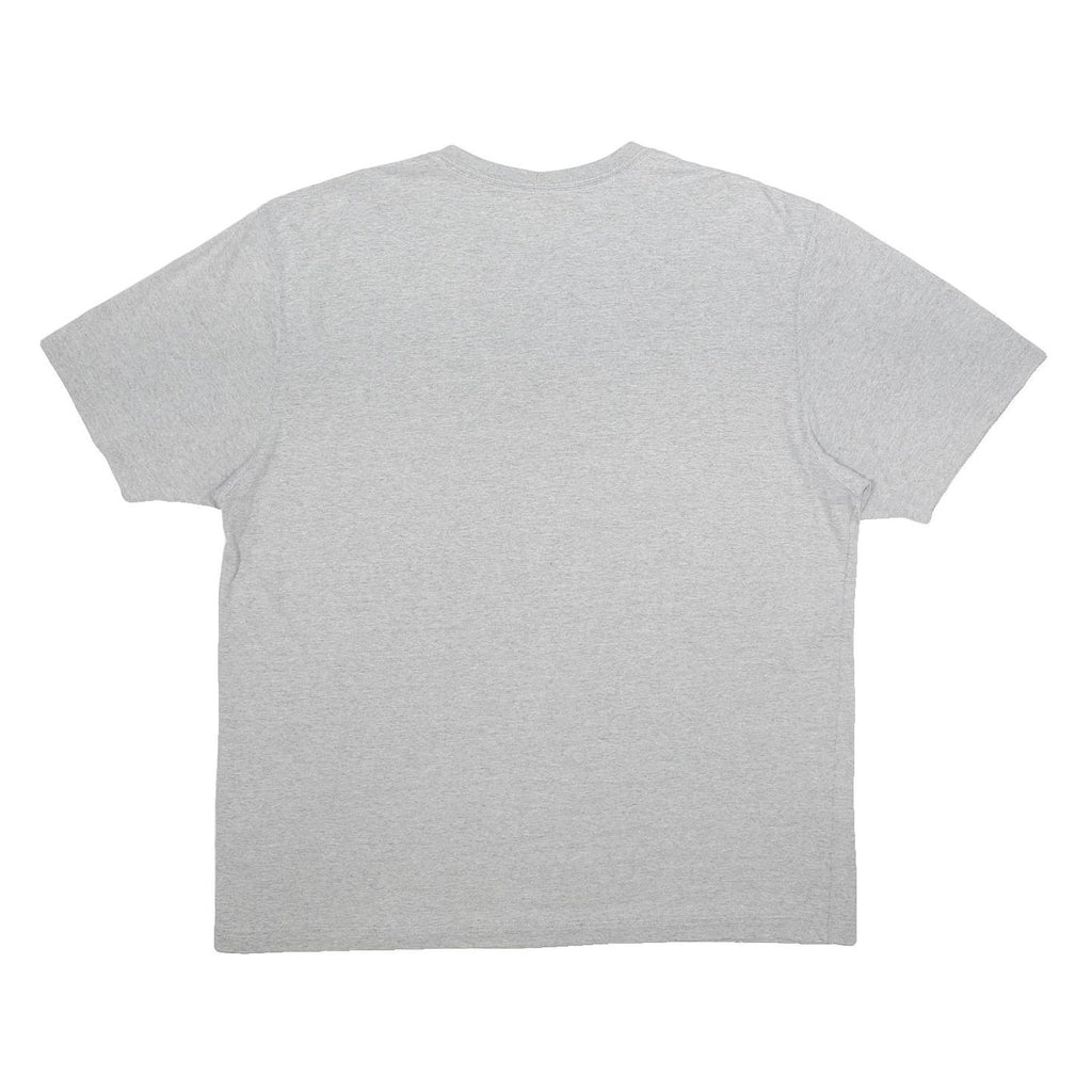 CARHARTT Mens Grey Logo Print T-Shirt XL Short Sleeve Crew Neck Cotton Blend