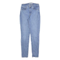 LEVI'S 721 Womens Jeans Blue Slim Skinny Denim Medium W27 L30 Stretch Zip