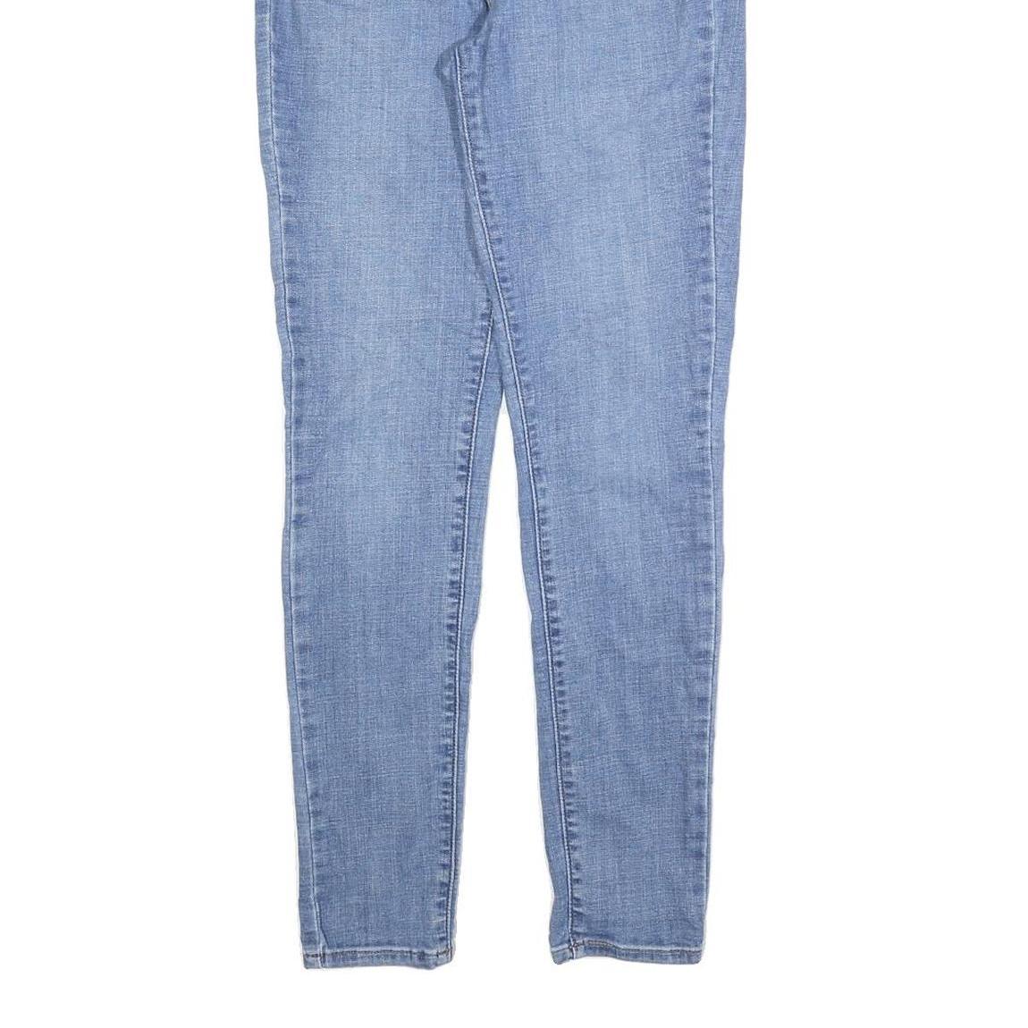 LEVI'S 721 Womens Jeans Blue Slim Skinny Denim Medium W27 L30 Stretch Zip