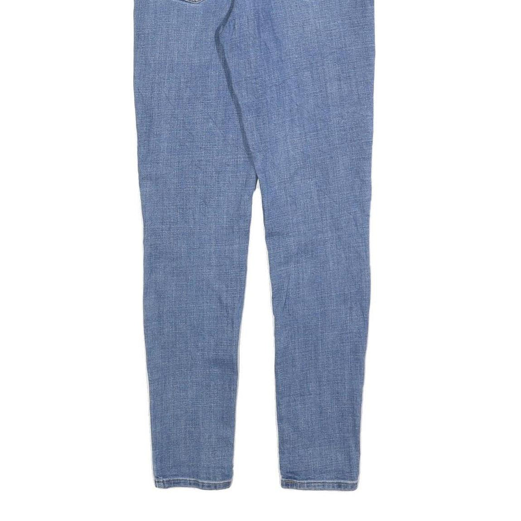 LEVI'S 721 Womens Jeans Blue Slim Skinny Denim Medium W27 L30 Stretch Zip