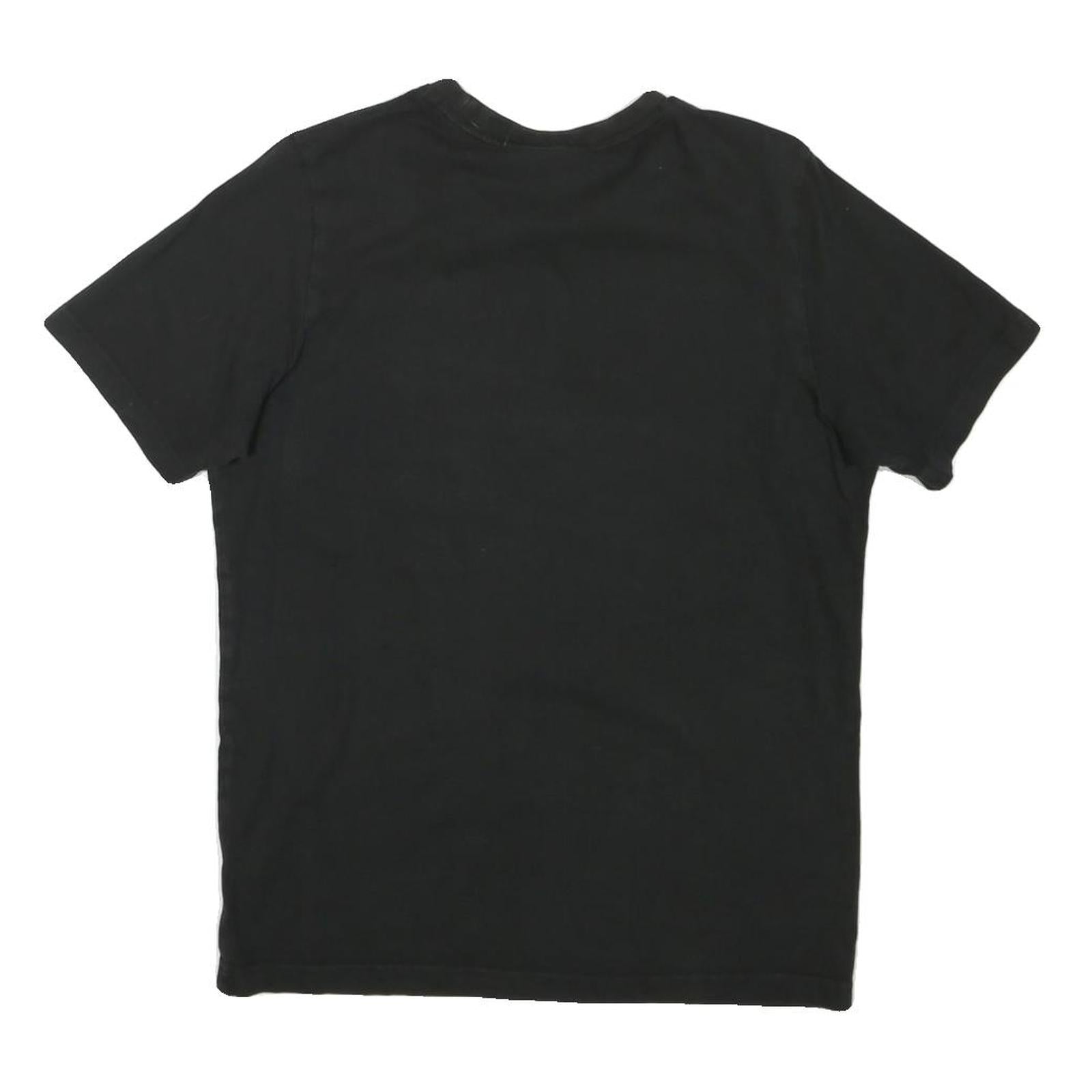 PUMA Mens Black S Graphic T-Shirt Short Sleeve Crew Neck Cotton Blend