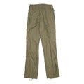 Mens Polyester Blend Beige Regular Fit Cargo Trousers W26 L33 Utility Style Zip