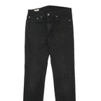 LEVI'S 511 BIG E Mens Jeans Black Slim Skinny Denim Raw W32 L36 Cotton Blend Zip