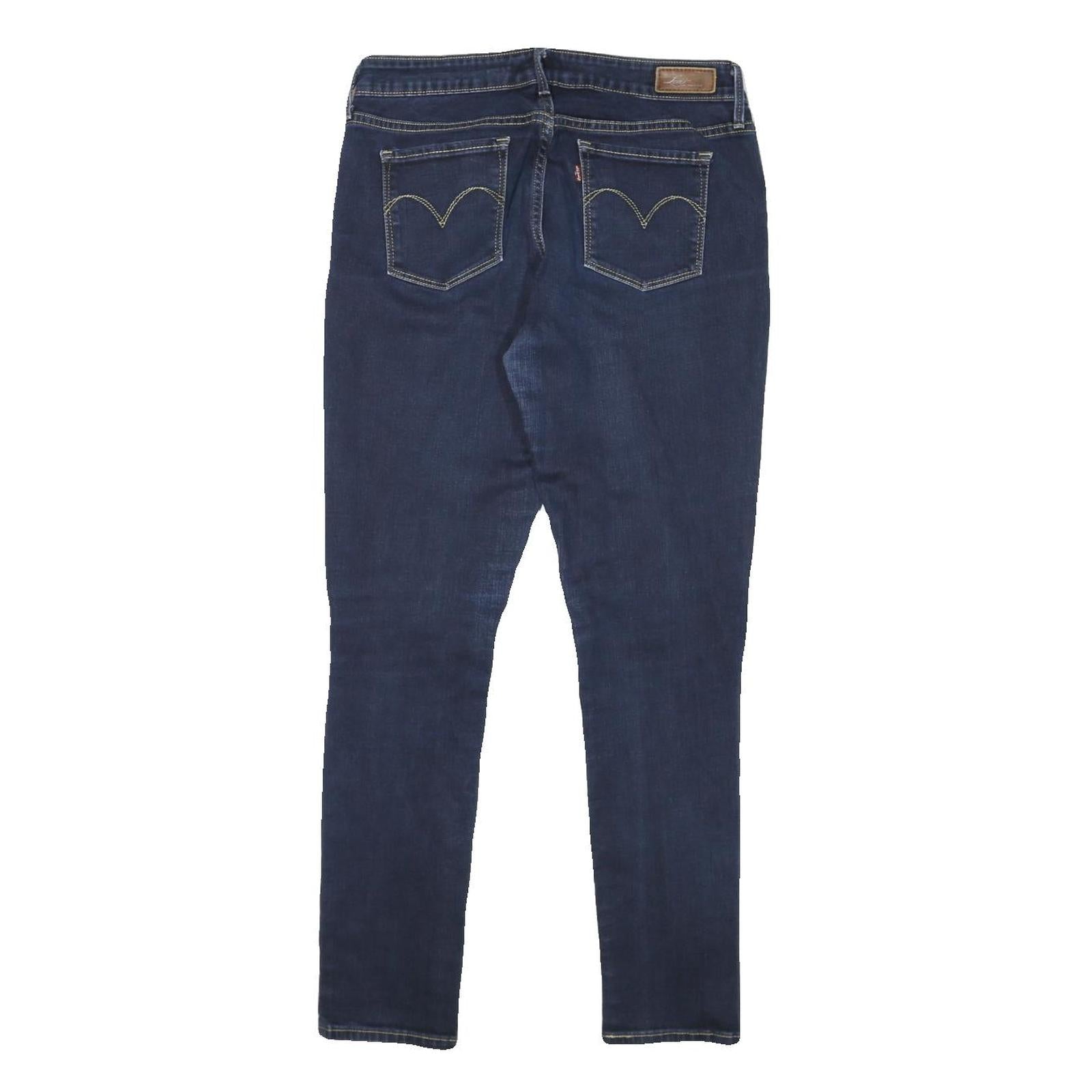 LEVI'S Womens Jeans Blue Slim Skinny Denim Medium W28 L28 Classic Cotton Blend