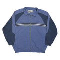 LEE Mens Blue & Navy Zip Jacket 2XL Cotton Blend Track Casual Lightweight