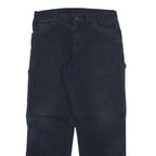 DICKIES Carpenter Mens Trousers Blue Regular Straight W32 L29