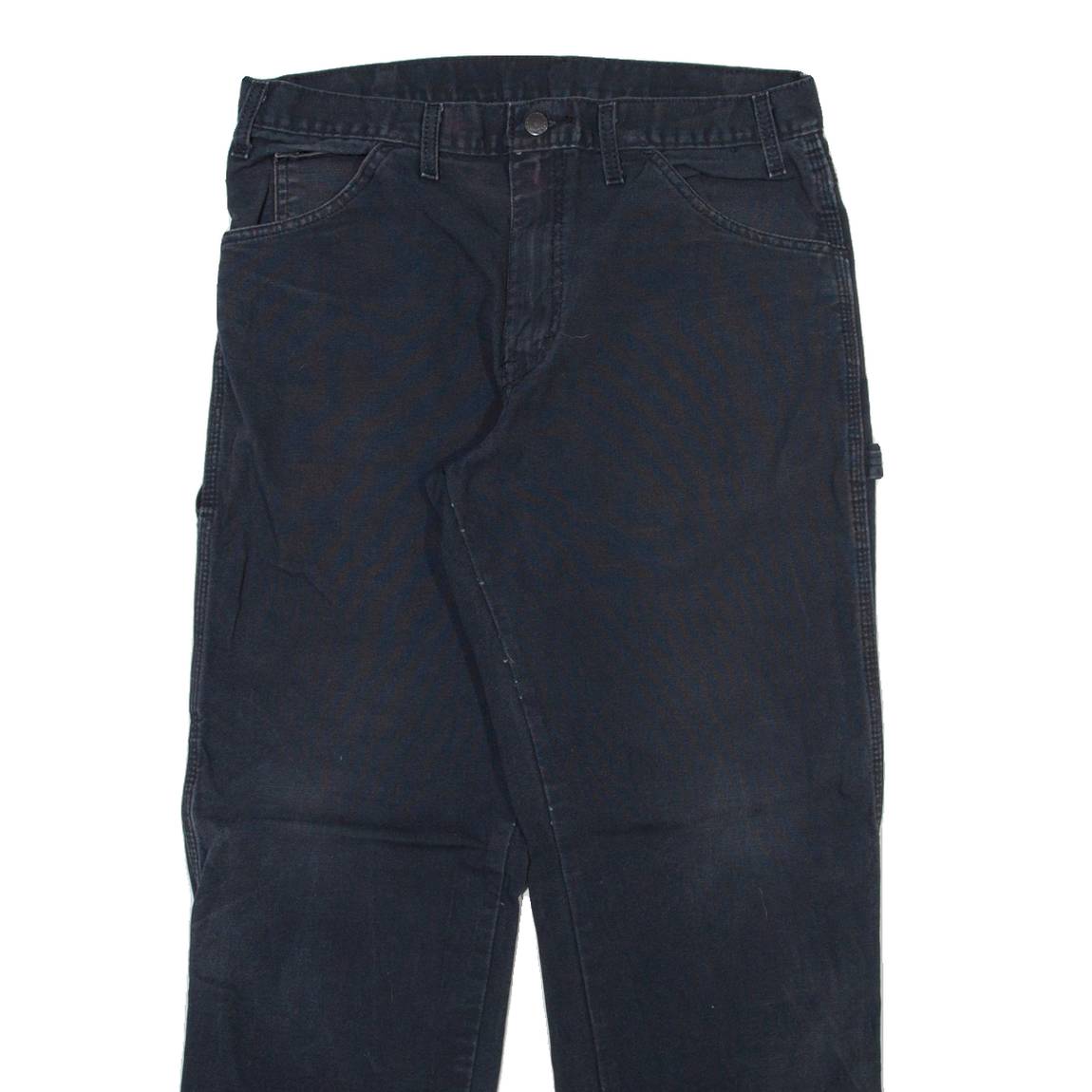 DICKIES Carpenter Mens Trousers Blue Regular Straight W32 L29