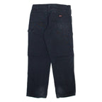 DICKIES Carpenter Mens Trousers Blue Regular Straight W32 L29