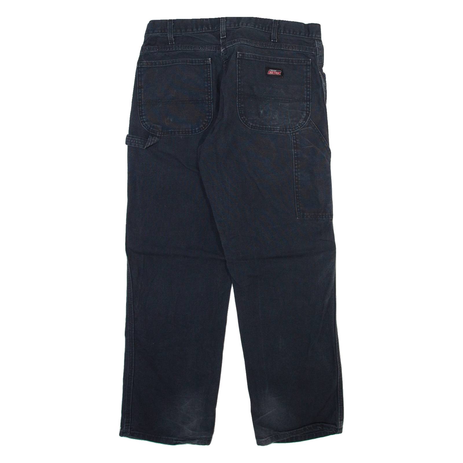 DICKIES Carpenter Mens Trousers Blue Regular Straight W32 L29