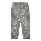 WRANGLER Mens Cotton Relaxed Straight Camouflage Trousers W38 L32 Outdoor Casual