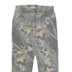 WRANGLER Mens Cotton Relaxed Straight Camouflage Trousers W38 L32 Outdoor Casual