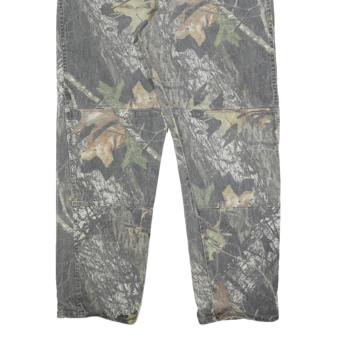 WRANGLER Mens Cotton Relaxed Straight Camouflage Trousers W38 L32 Outdoor Casual