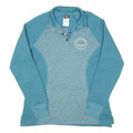 HARLEY DAVIDSON Womens Blue Polyester Blend Jacket M Zip Casual Pullover