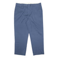 DICKIES Mens Regular Blue Workwear Zip Cotton Blend Trousers W42 L29