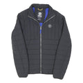 TIMBERLAND Mens Black Jacket S Polyester Blend Quilted Zip Closure Casual