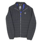 TIMBERLAND Mens Black Jacket S Polyester Blend Quilted Zip Closure Casual