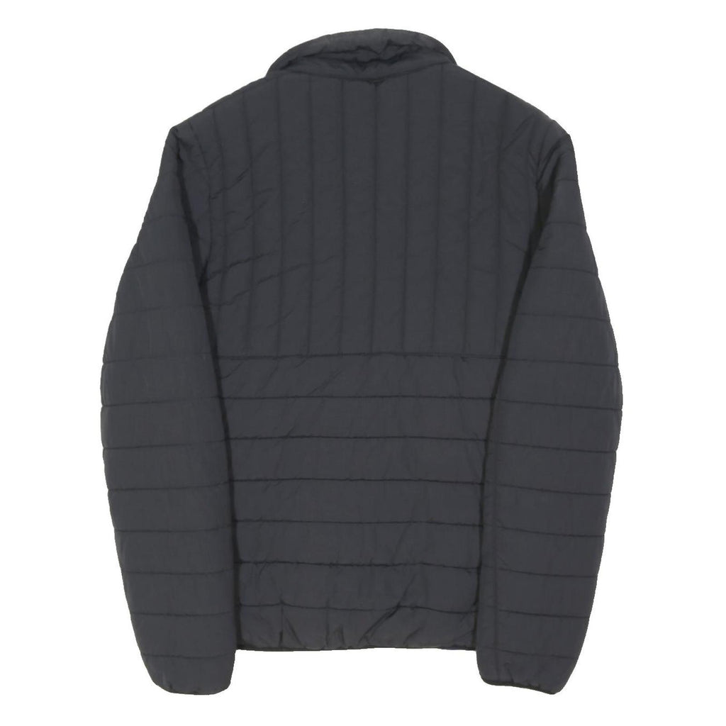 TIMBERLAND Mens Black Jacket S Polyester Blend Quilted Zip Closure Casual