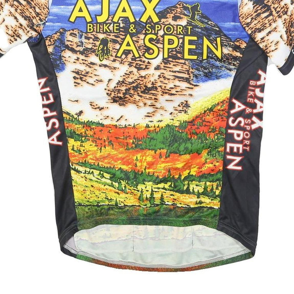 PRIMAL Mens Blue Black Ajax Aspen Graphic T-Shirt M Short Sleeve Crew Neck