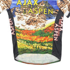 PRIMAL Mens Blue Black Ajax Aspen Graphic T-Shirt M Short Sleeve Crew Neck