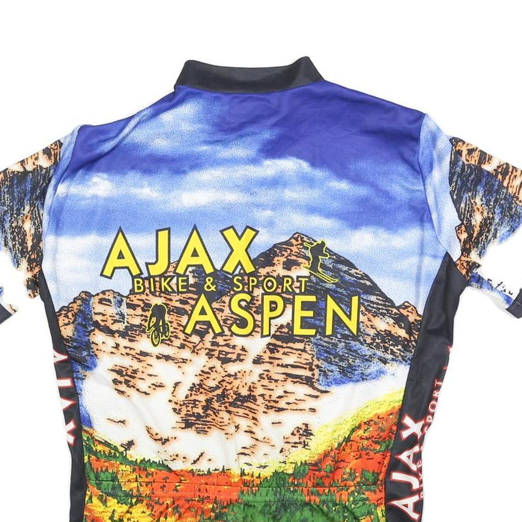 PRIMAL Mens Blue Black Ajax Aspen Graphic T-Shirt M Short Sleeve Crew Neck