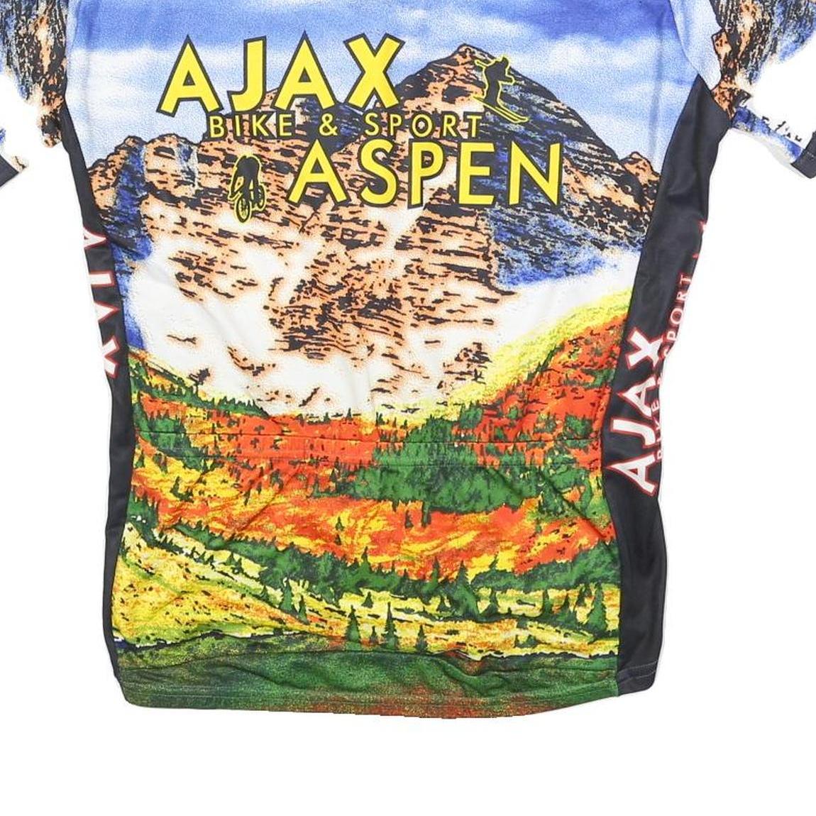PRIMAL Mens Blue Black Ajax Aspen Graphic T-Shirt M Short Sleeve Crew Neck