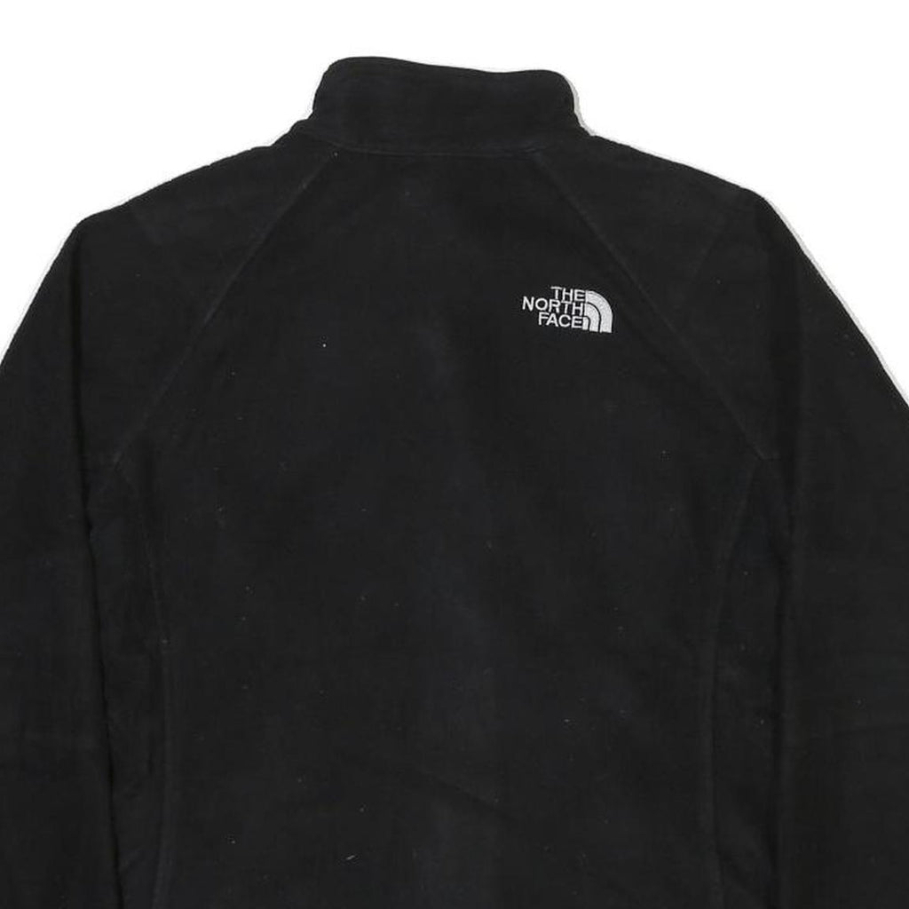 THE NORTH FACE Womens Black Fleece Jacket M Polyester Blend Zip Outdoor Casual