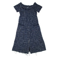 ZARA Womens Day Dress Blue Short Sleeve Midi L