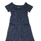ZARA Womens Day Dress Blue Short Sleeve Midi L