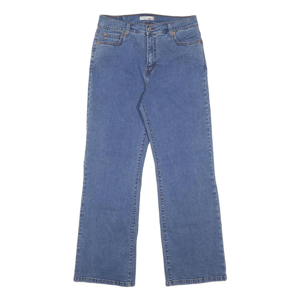 LEVI'S 512 Womens Jeans Blue Relaxed Straight Denim Medium W28 L29 Classic Fit