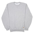 CARHARTT Mens Grey Cotton Blend Crew Neck Sweatshirt S Workwear Casual