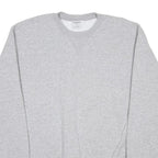 CARHARTT Mens Grey Cotton Blend Crew Neck Sweatshirt S Workwear Casual