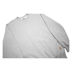 CARHARTT Mens Grey Cotton Blend Crew Neck Sweatshirt S Workwear Casual