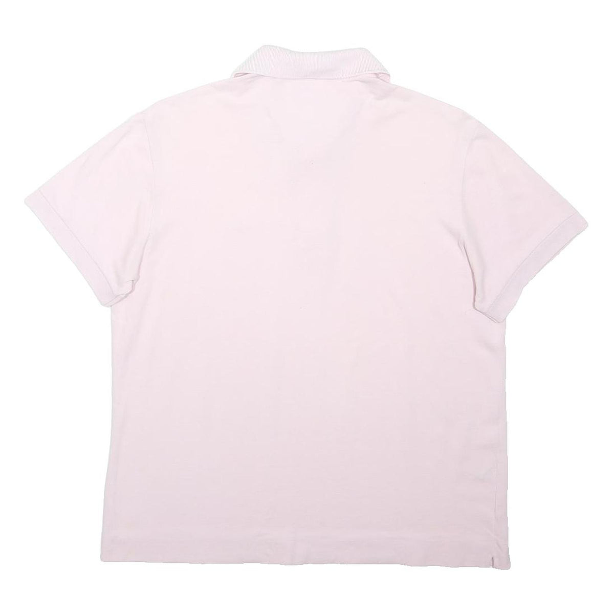 LACOSTE Womens Pink Short Sleeve Plain M Polo Shirt Cotton Blend Casual