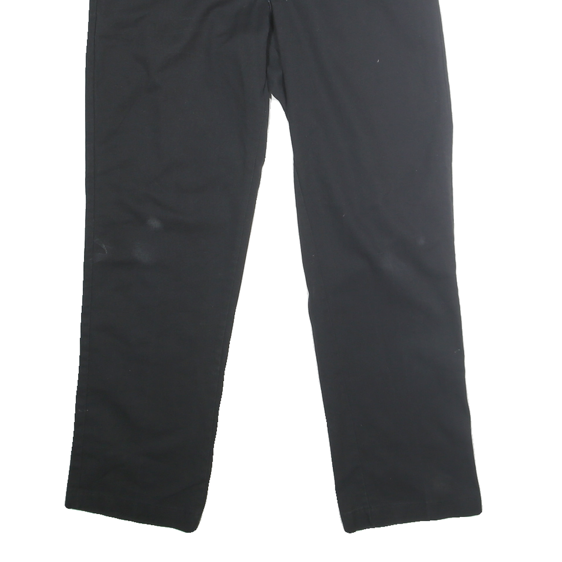 DICKIES Mens Regular Fit Black Polyester Blend Trousers W32 L30 Workwear Zip
