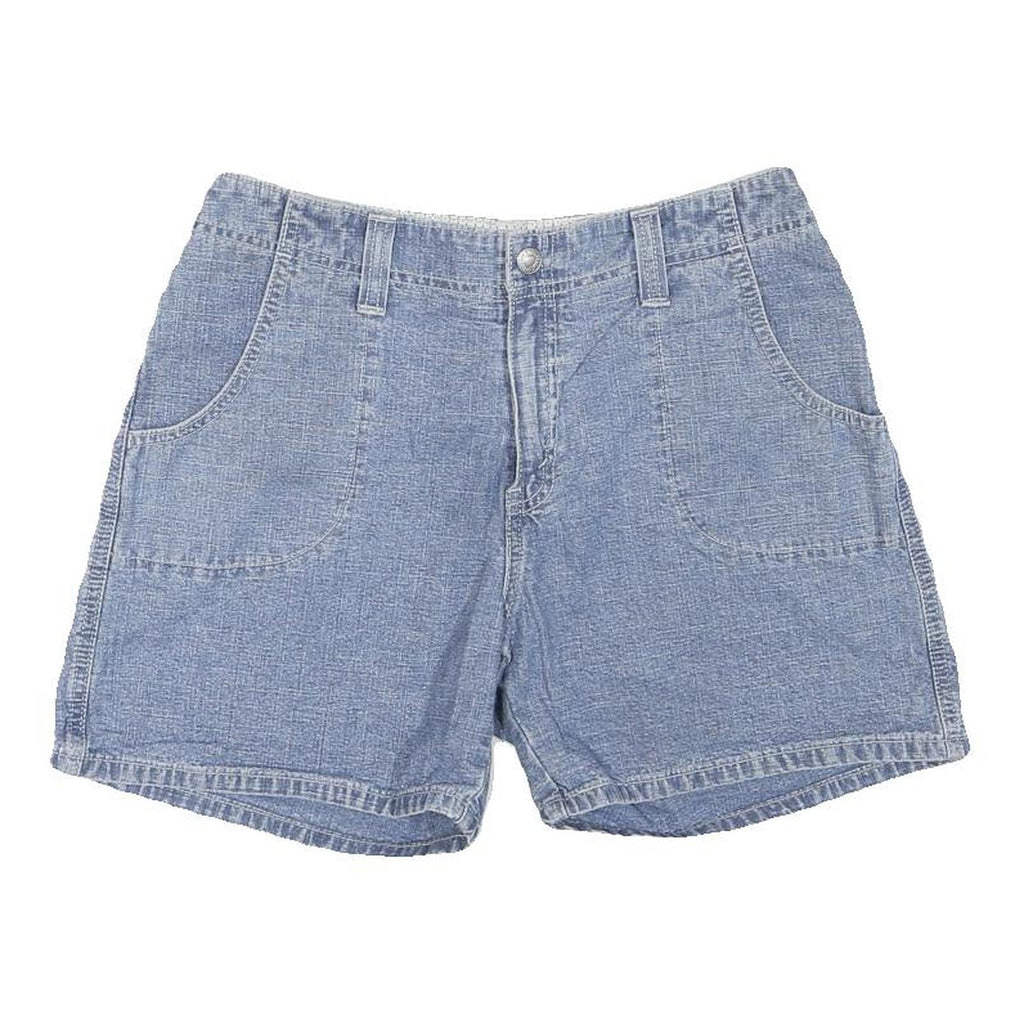 LEVI'S Womens Blue Denim Casual Shorts UK 8 W30 Cotton Blend Classic Fit