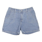 LEVI'S Womens Blue Denim Casual Shorts UK 8 W30 Cotton Blend Classic Fit