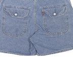 LEVI'S Womens Blue Denim Casual Shorts UK 8 W30 Cotton Blend Classic Fit