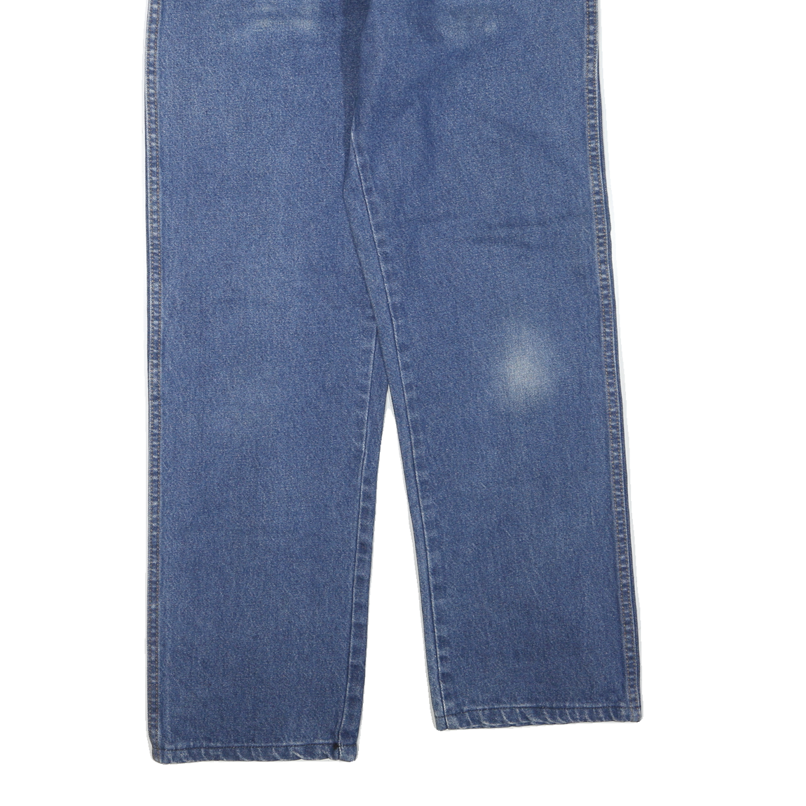 DICKIES Mens Jeans Blue Regular Straight Denim Medium W32 L30 Workwear Zip