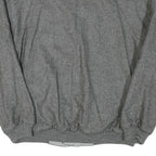 RENE D'ALLERT Mens Grey Wool Blend Jacket L Woven Classic Zip Casual Outerwear